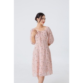 ĐẦM HOA NHÍ THẮT DÂY 3435