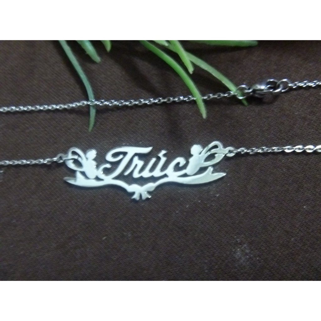 DÂY CHUYỀN INOX THEO TÊN ( BẢNG CHỮ T2 )