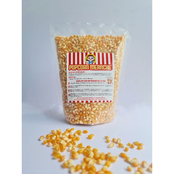 🍿 1kg Bắp Mỹ Khô Nổ Bắp Rang Bơ  Meanche, Tỷ lệ nổ cao, Popcorn Hàng Nhập Khẩu Mỹ🍿 Dùng Làm Bắp Rang Bơ Như Rạp Phim CGV
