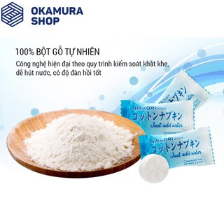 Khăn giấy nén Nikkori 10 viên