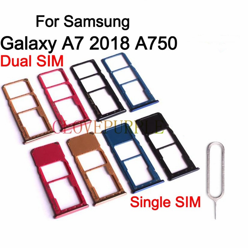 Khay đựng thẻ nhớ SD thay thế cho Samsung Galaxy A7 2018 A750