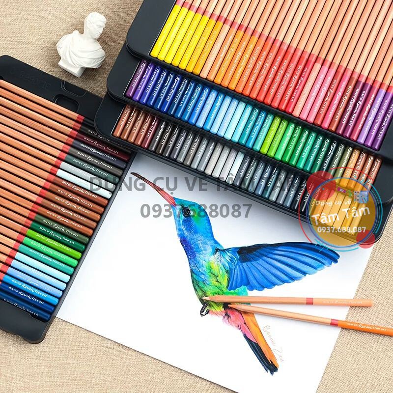 -Chì màu khô Marco Renoir 36/48/72/100/120 màu -