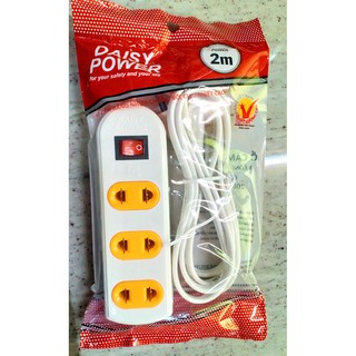 Ổ Cắm Du Lịch Mini 2 Mét 3 Lỗ 2000W