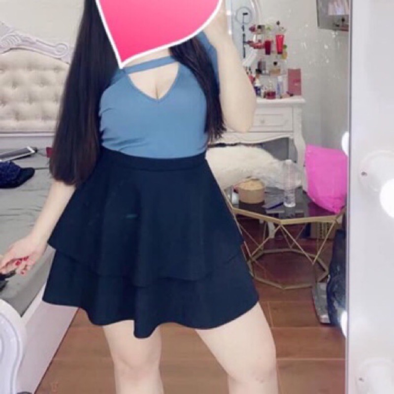 BIG SIZE 65-100kg chân váy tầngsố đo đỏ đô xem hình