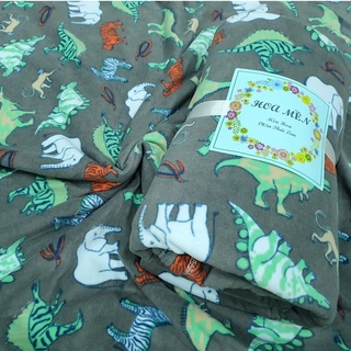 SALE/ 110k còn 99k.Mền nỉ Thái{{KHỦNG LONG}}💛 du lịch,văn phòng, đi học