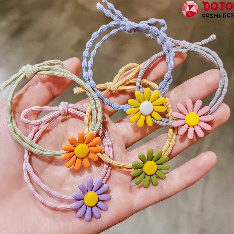 Dây/Nơ Buộc Tóc [RẺ VÔ ĐỊCH] Chun Tóc, Cột Tóc Hoa Cúc Daisy Hot Trend