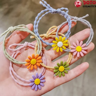 Dây/nơ buộc tóc chun tóc, cột tóc hoa cúc daisy hot trend