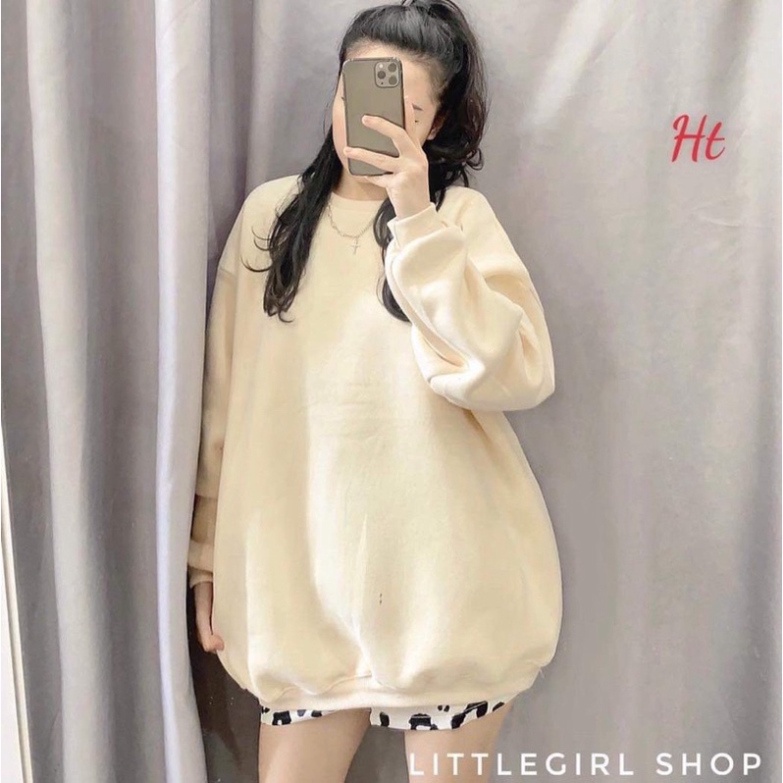 Áo sweart cotton trơn HT1121