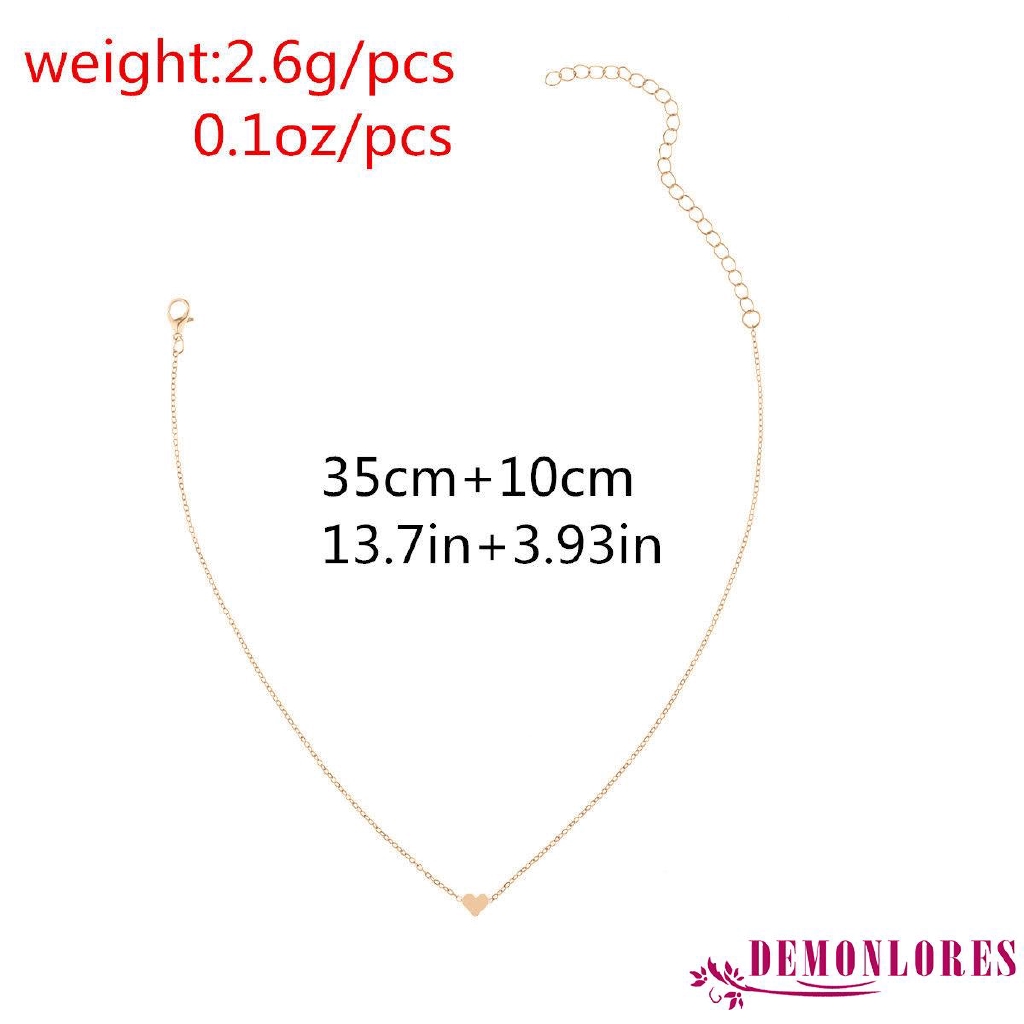 Dây chuyền nữ mặt trái tim đính đá thời trang