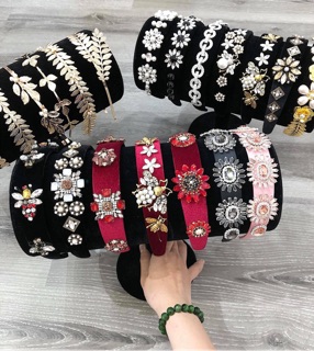 Giá treo băng đô ,cài tóc nhung Rubyhouse68