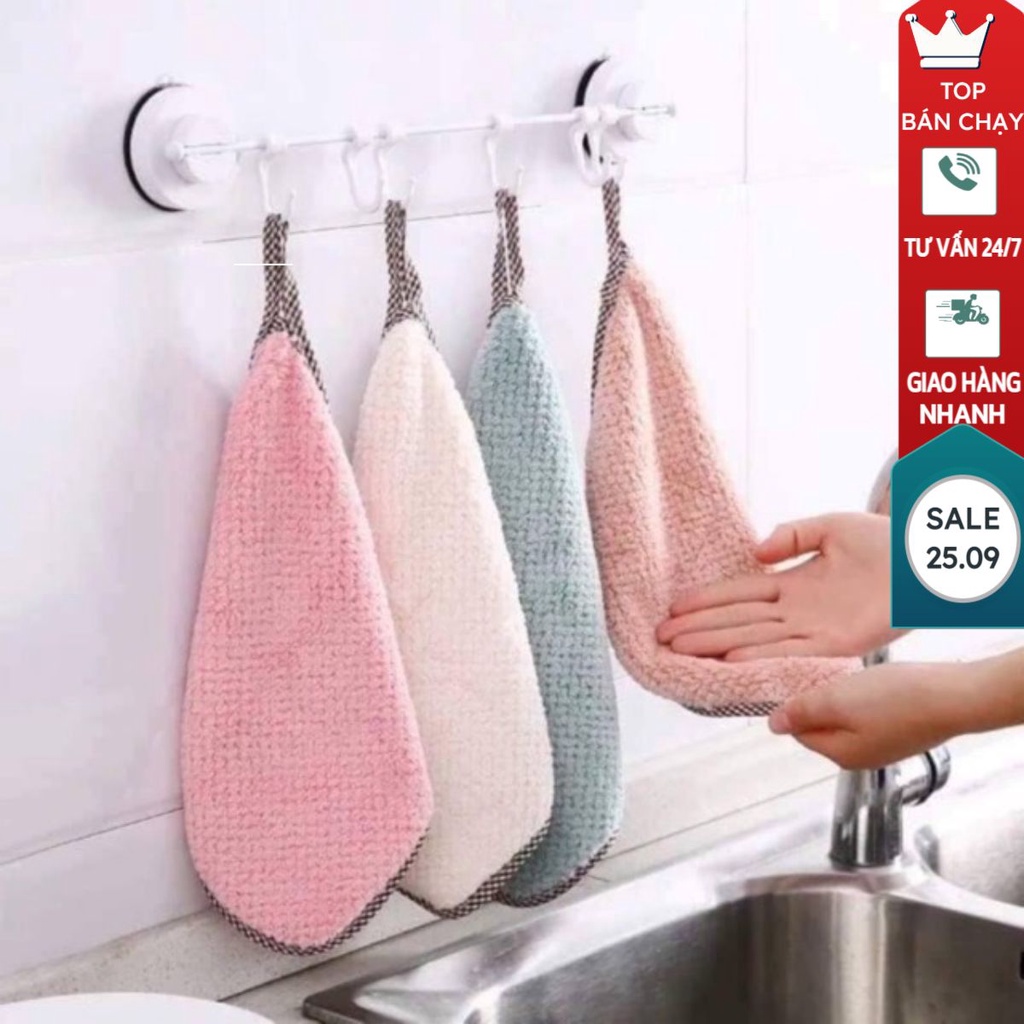 KHĂN LAU BẾP SIÊU MỊN SIÊU THẤM CÓ MÓC TREO LOẠI 1