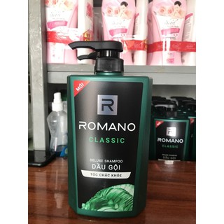 Dầu gội Romano hương nước hoa Classic chai 650gr