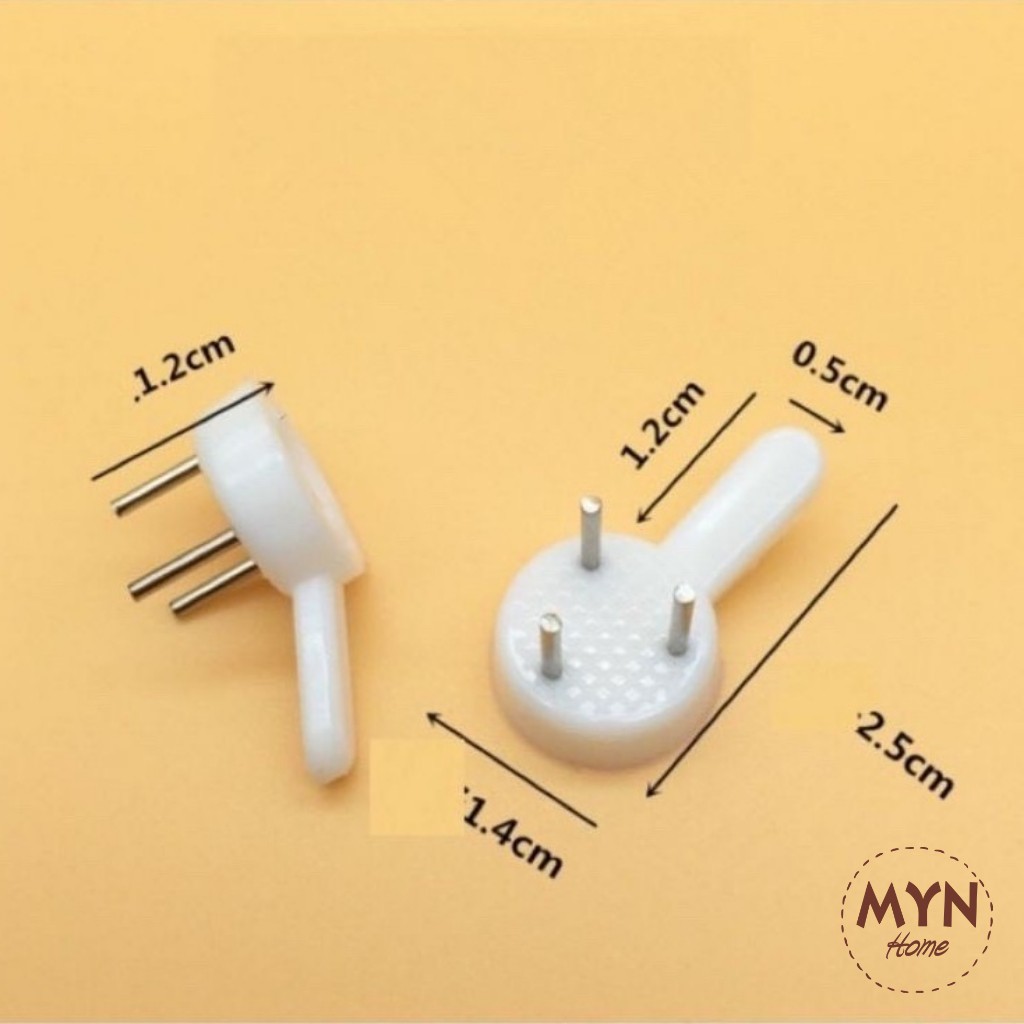 Set 50c/100c đinh ba chân, đinh treo ảnh, đinh đóng tường không cần khoan tường