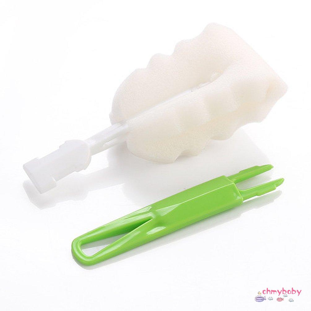 Cọ vệ sinh chai lọ bằng bọt biển có tay cầm tiện dụng cho nhà bếp