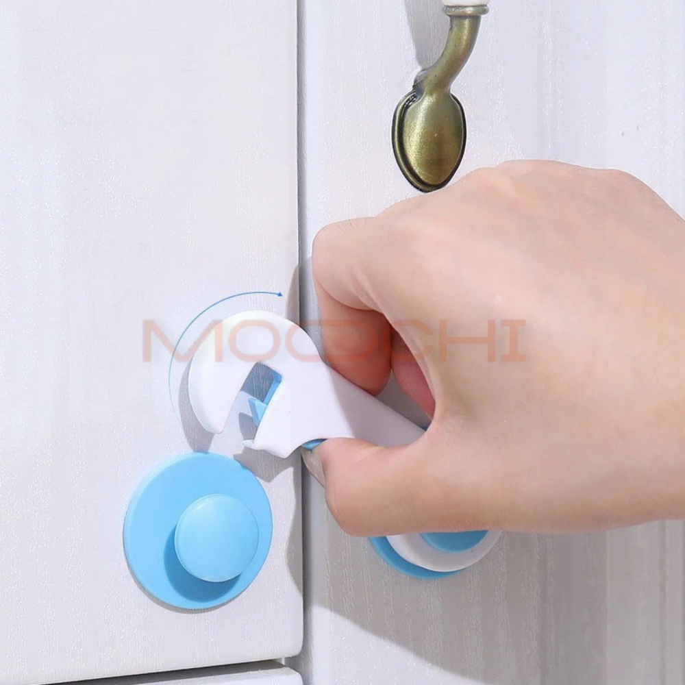 Khóa Tủ Lạnh, Tủ Quần Áo, Ngăn Kéo Chống Va Đạp An Toàn Cho Trẻ Em