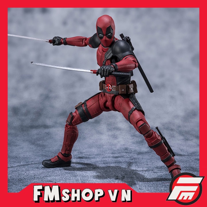 (CÓ SẴN - 2ND) (MOD NAM CHÂM+BONUS EFFECT MOVIE 2)MÔ HÌNH SHF DEADPOOL