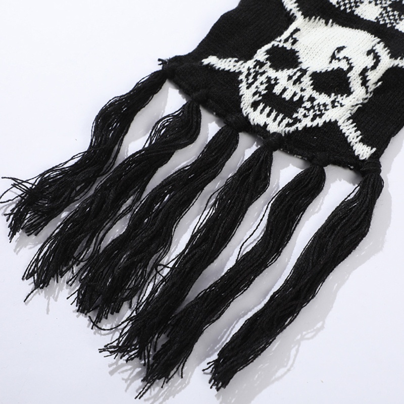 Khăn choàng giả len hình đầu lâu 10MK