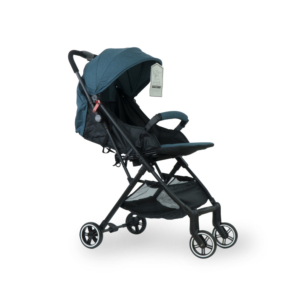 Xe đẩy du lịch gấp gọn Gluck Baby C-3A màu xanh Rêu