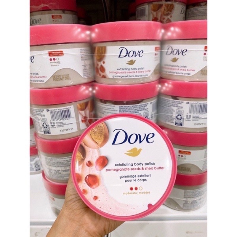 Tẩy Da Chết Toàn Thân, Body DOVE Creme Dusch Peeling - bản Mỹ
