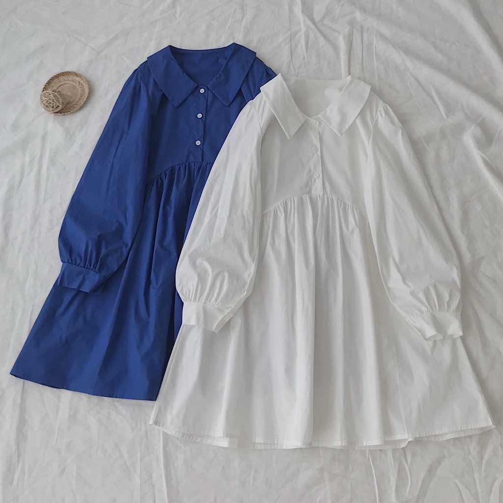 Đầm Babydoll Form Rộng JEM CLOSET Thiết Kế Basic Nhiều Màu Dễ Mix Đồ Đễ Thương QUARK  3407