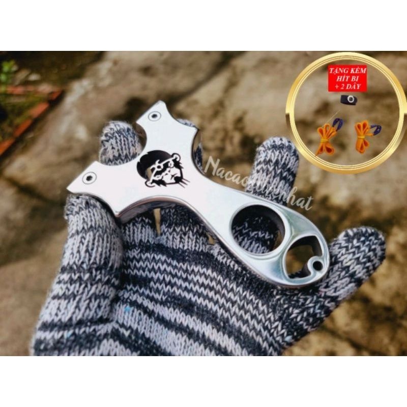 NÁ THUN CAO SU TÔN NGỘ KHÔNG | TẶNG 2 DÂY + HÍT NHẨN | SLINGSHOT