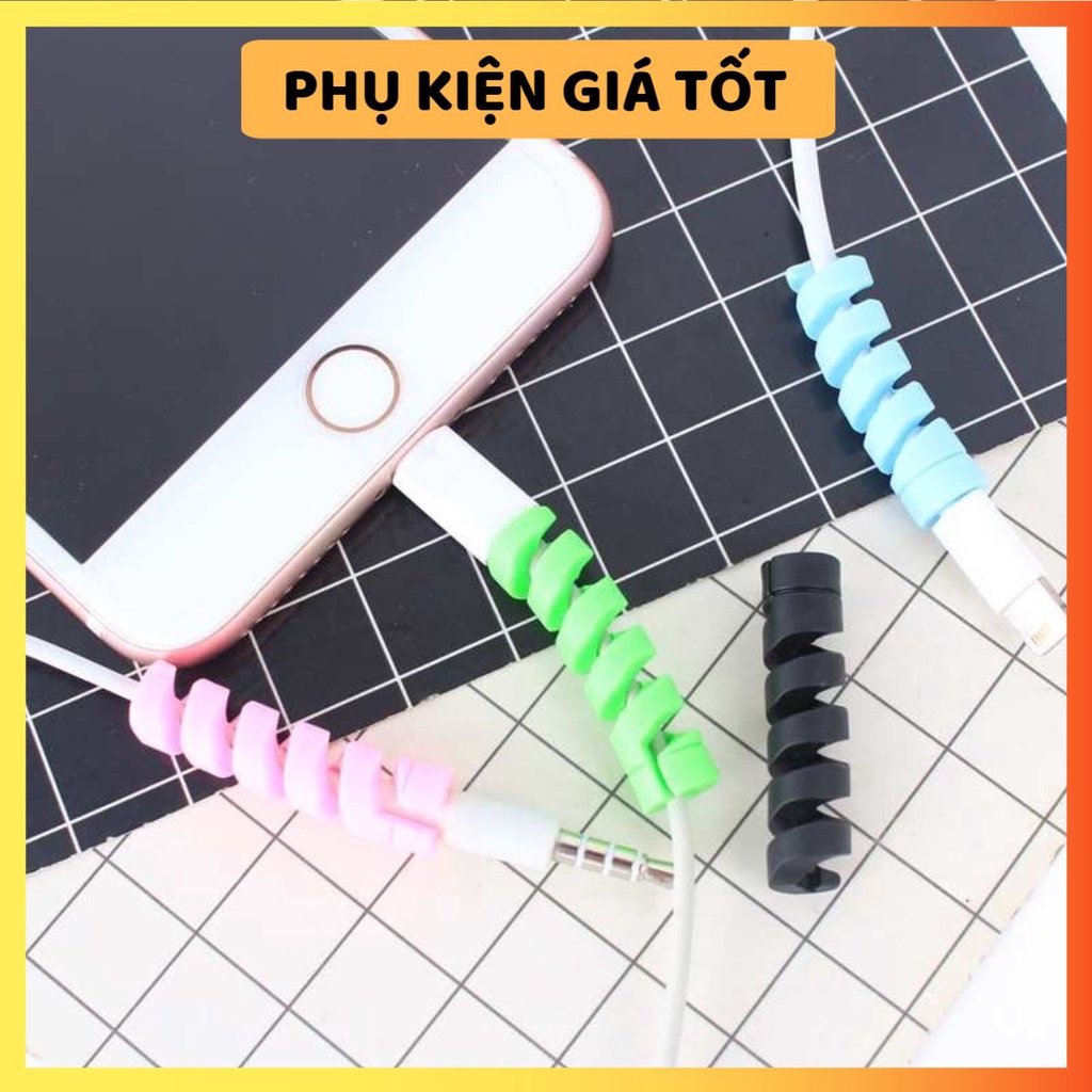 Dây Lò Xo Bọc Bảo Vệ Đầu Dây Cáp Màu Sắc Dễ Thương