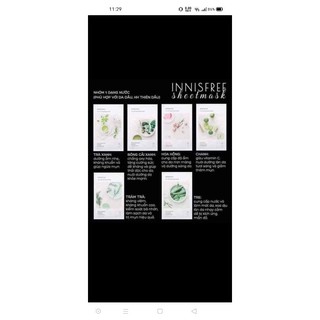 SIÊU SỐC Mặt nạ Hàn Quốc Innisfree
