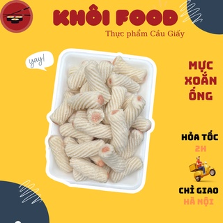 Mực xoắn ống Trung - cá viên chiên, thả lẩu