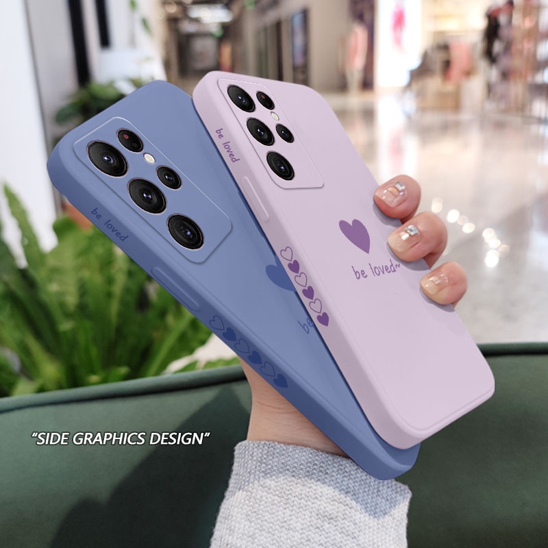 Ốp Điện Thoại Họa Tiết Trái Tim Đơn Giản Thời Trang Cho samsung galaxy s23 s22 fe ultra plus