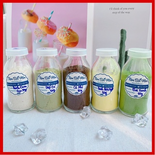 Combo 5 lọ bột tinh cám gạo, diếp cá, cà phê, tinh bột nghệ, trà xanh