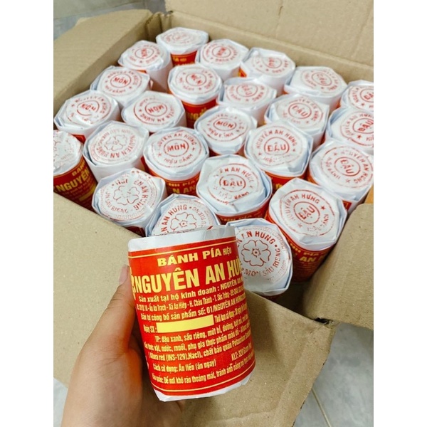 Bánh pía truyền thống Sóc Trăng nhân đậu 320gam  không trứng
