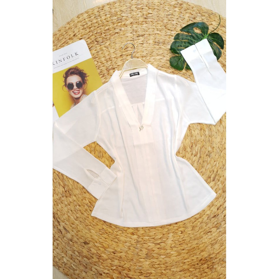 Áo kiểu nữ tay dài