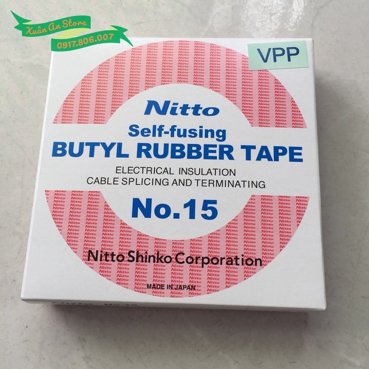 BĂNG KEO CÁCH ĐIỆN NITTO SHINKO N15 DÀI 10M