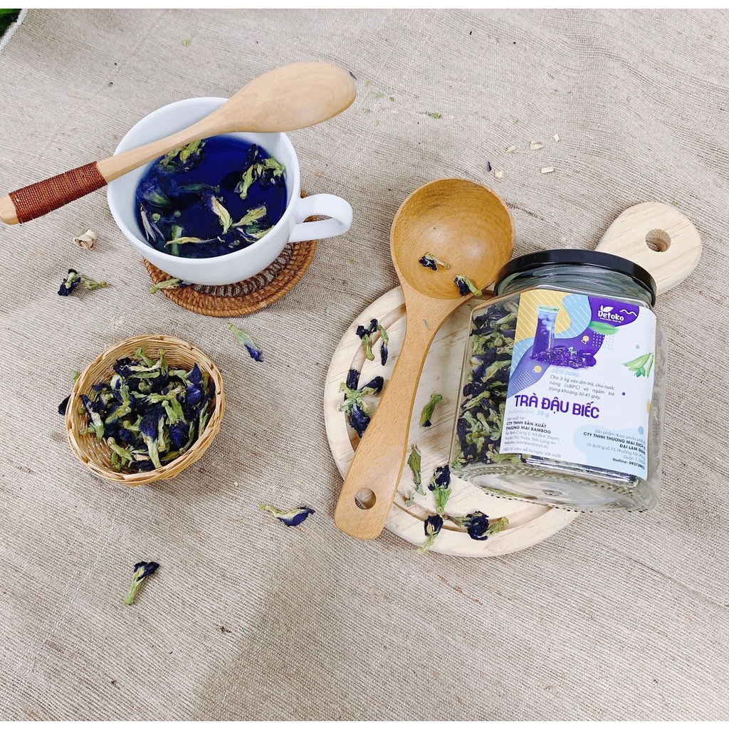 Trà Hoa Đậu Biếc Hữu Cơ Sấy Lạnh Tiệt Trùng _Bamboo