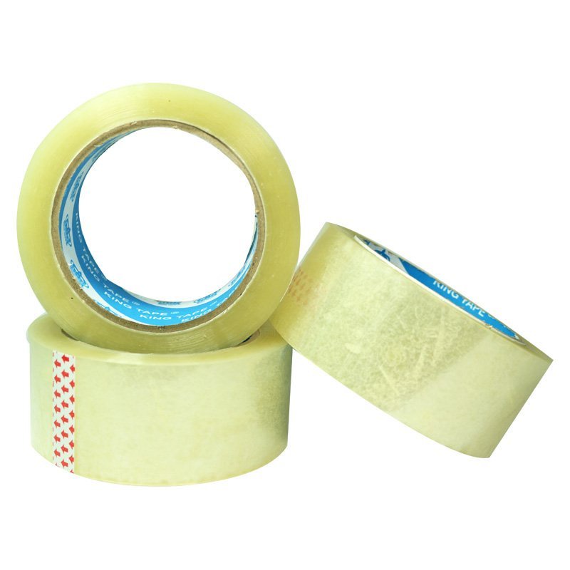Cây 6 cuộn băng keo trong 200 yard loại dày tốt, 1.8kg lõi mỏng siêu tiết kiệm, Xưởng sản xuất