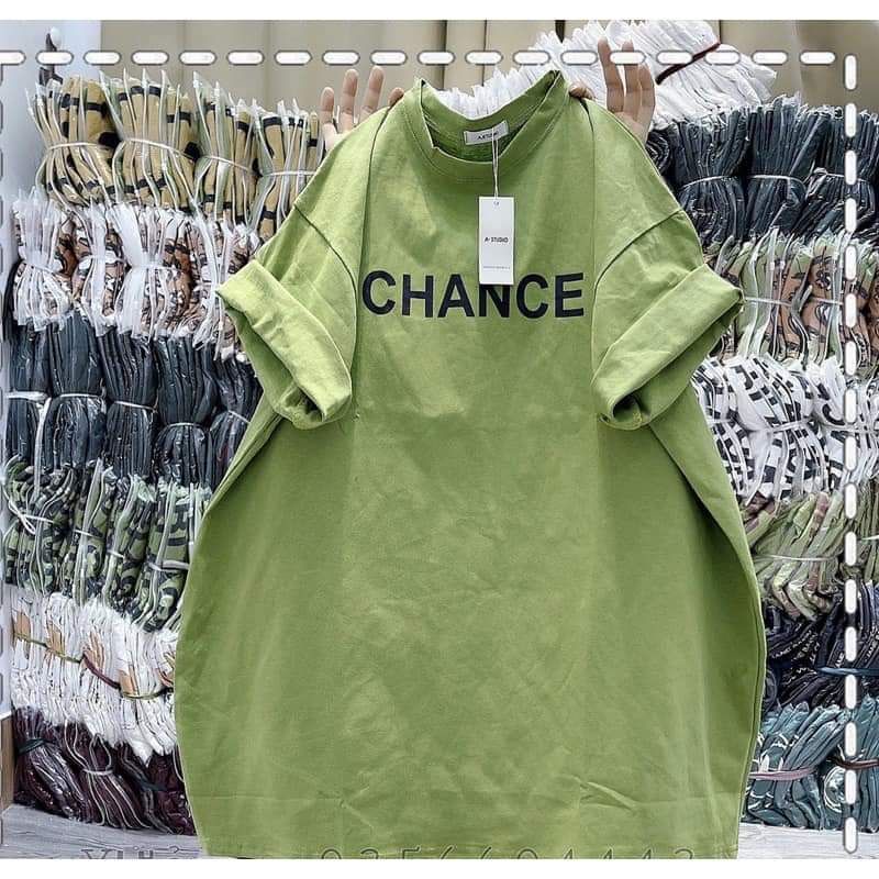 Áo Thun Cotton 3158 Form Rộng Nam Nữ Unisex CHANCE