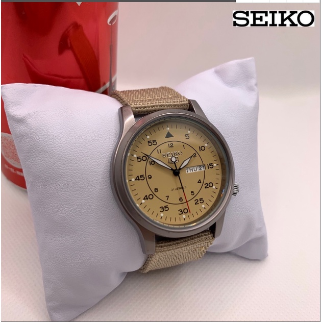 Đồng Hồ Nam SEIKO Mặt Số Dây Đeo Bằng Vải Chống Thấm Nước | BigBuy360 - bigbuy360.vn