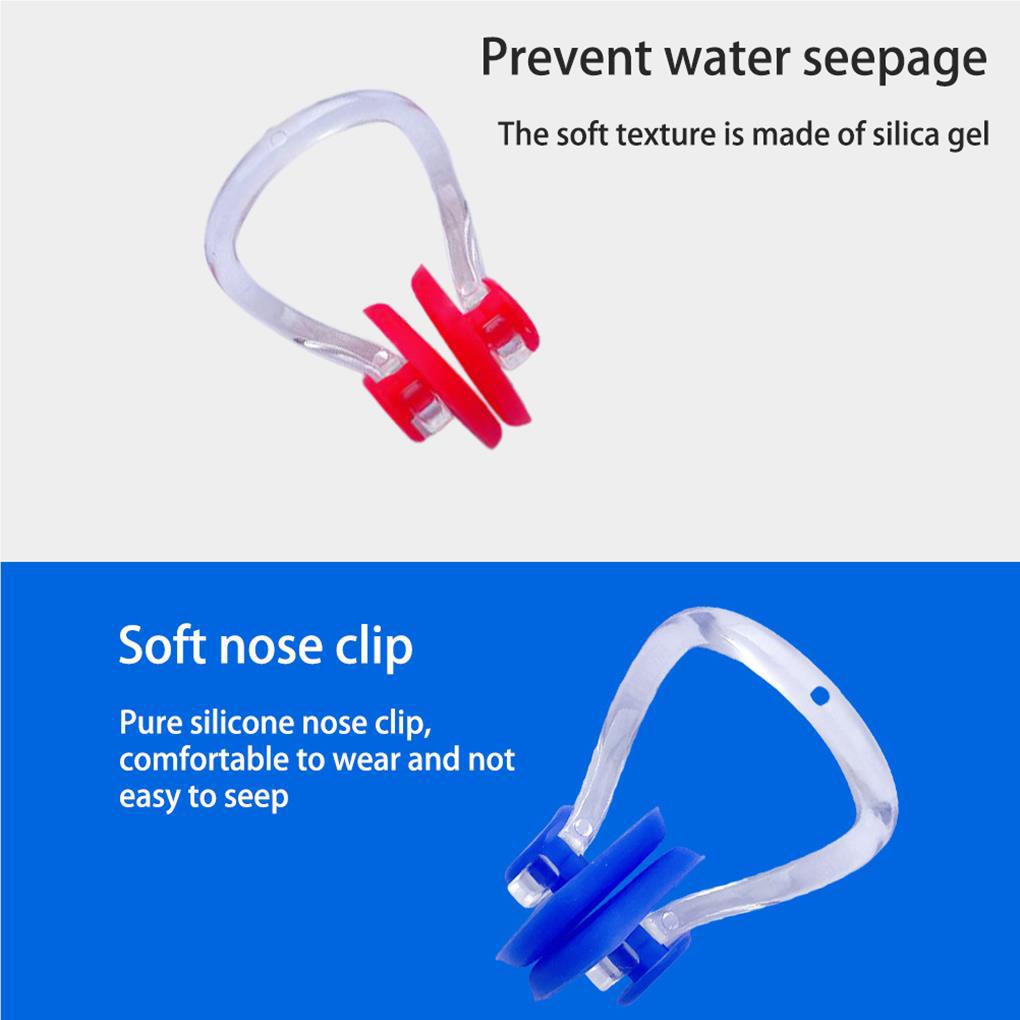 Set 14 Kẹp Mũi Bằng Silicone Chống Thấm Nước Màu Sắc Ngẫu Nhiên Hỗ Trợ Luyện Tập Lướt Sóng Cho Người