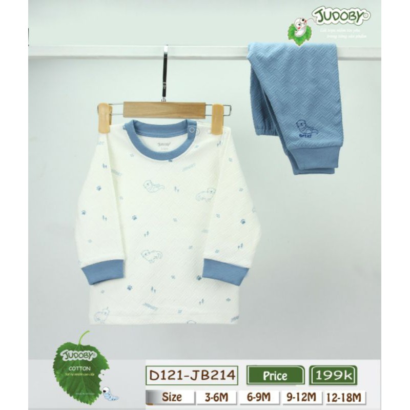 Bộ cài vai dài tay cotton nỉ JB214