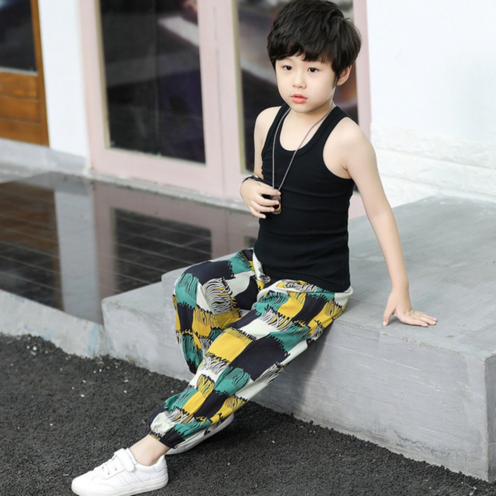 Quần Jogger Unisex Chống Muỗi Cho Bé Từ 1 Đến 9 Tuổi