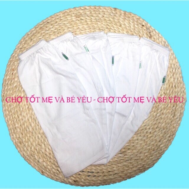 Quần Dài Trắng Sơ Sinh, Quần Dài Cotton Cho Bé Bossini