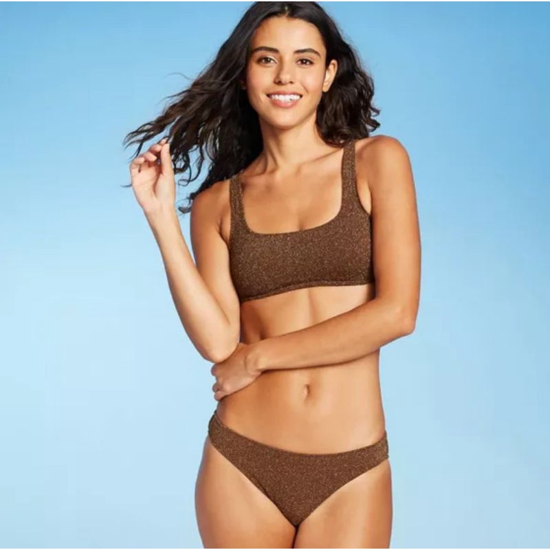 Bikini Áo bơi 2 mảnh nữ đẹp xuất khẩu chống nóng chống nắng SPF 50+ XHI031 AMGOBET