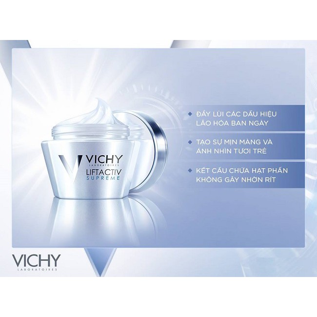 Kem Dưỡng Chống Nhăn &amp; Làm Săn Chắc Da (Ban đêm) Vichy Liftactiv Supreme Night Anti