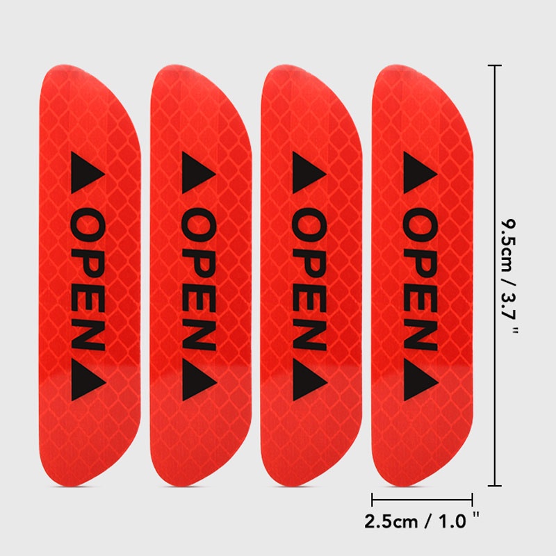 Băng Keo Dán Phản Quang Cảnh Báo An Toàn Thông Dụng Cho Cửa Xe Hơi