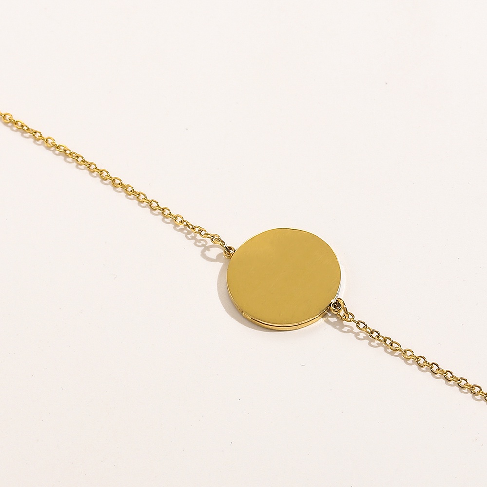 LOUIS VUITTON Vòng cổ Thép Titan Họa Tiết Lv Sang Trọng Cho Nam Nữ