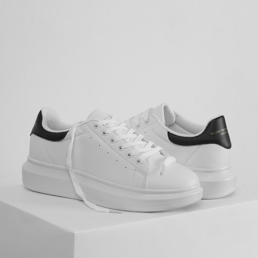 Giày Domba High Point White/Black H-9111 - Hàng chính hãng - Voss Authentic