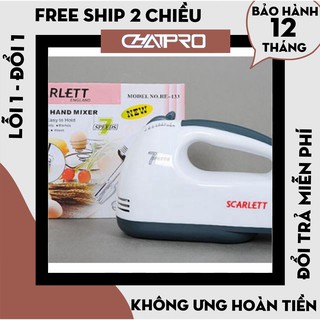 [Hàng Loại 1] Máy đánh trứng cầm tay Scarlet 7 cấp độ