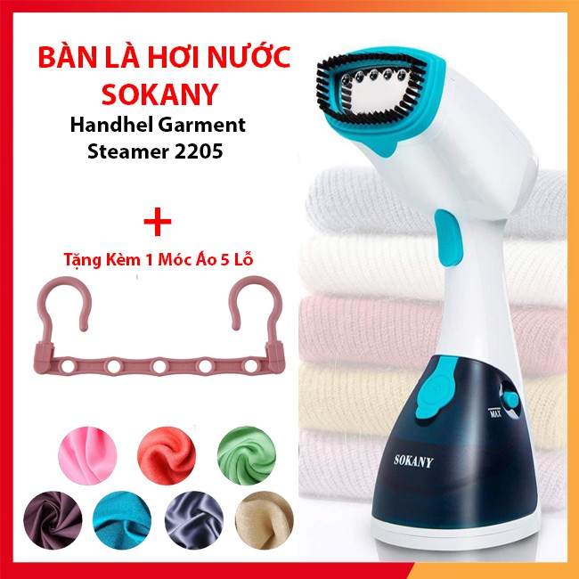 [FREESHIP] Bàn Là Hơi Nước Cầm Tay Mini Cao Cấp Sokany Thế Hệ Mới, Nhỏ Gọn, Tiện Lợi Dung Tích 250ml Công Suất 1200W