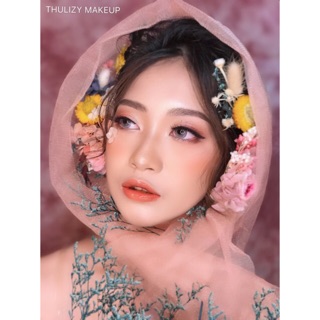 Hoa Khô Đẹp Cài Tóc Cô Dâu Xinh