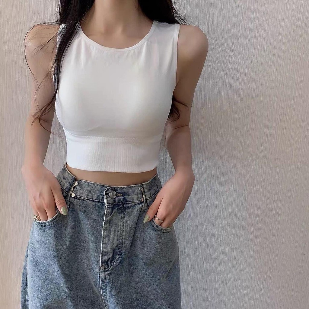 ÁO BRA CROPTOP SÁT NÁCH THỂ THAO